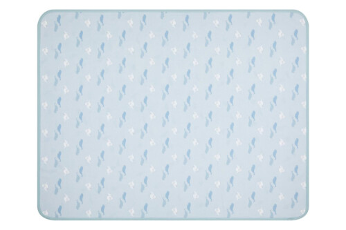 Nest Designs Organic Cotton Waterproof Change Pad (Large) - Belugas