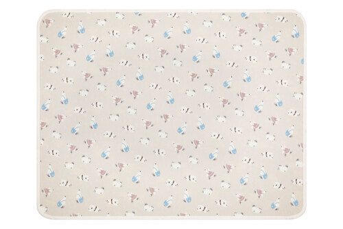 Nest Designs Organic Cotton Waterproof Change Pad (Small) - Polar Bear