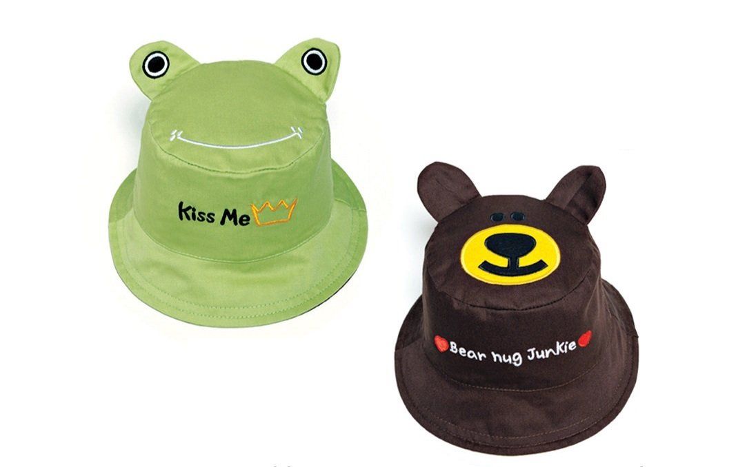 Luvali Sun Hat Frog & Bear