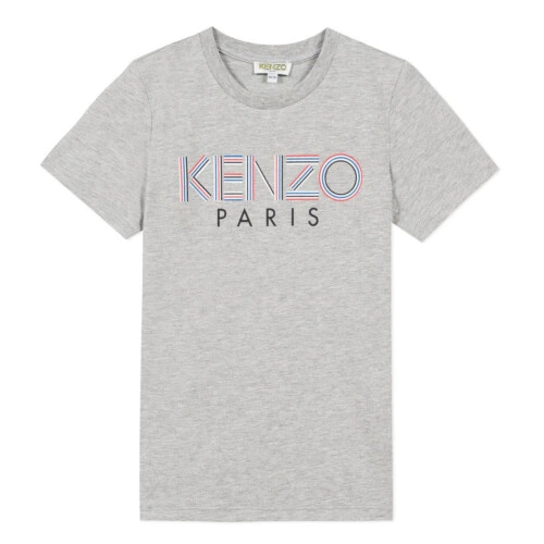 Kenzo Sport Line Logo JB 1 T-shirt - Marl Grey 10A