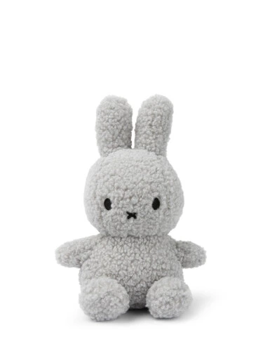 Miffy Sitting Teddy Light Grey - 23cm -9" - 100% recycled