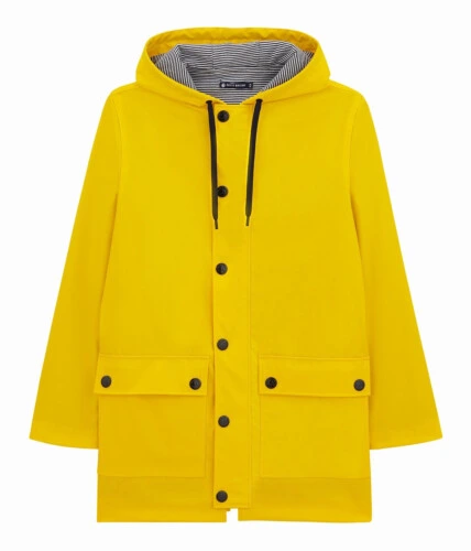 Petit Bateau CIRE Winter Raincoats Yellow for Adults 