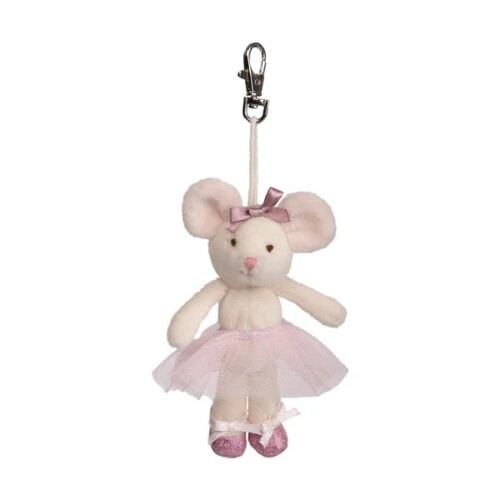 Bukowski Antonia Keyring - Cream Small 4"
