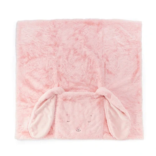 Bunnies By The Bay Blossom Tuck Me In Blanket 28" x 28"