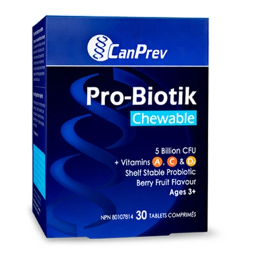 CanPrev Pro-Biotik+A,C & D3 Chewable 30 Tablet