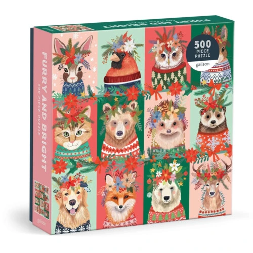 Galison Furry and Bright 500 Piece