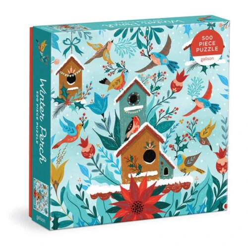 Galison Winter Perch 500 Piece Puzzle