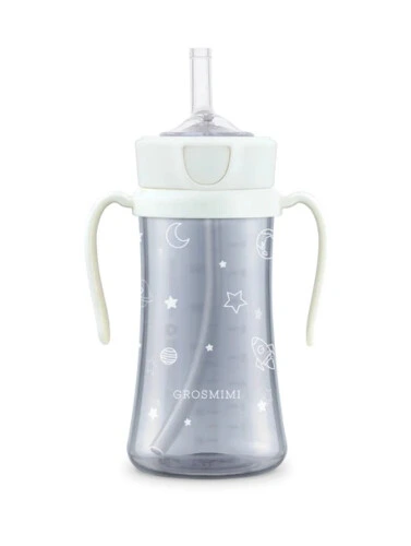 Grosmimi PPSU Space Straw Cup 300ml - White