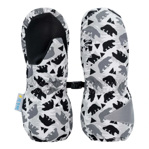 Jan & Jul Cozy-Dry Waterproof Rain Mittens-Bear - XS