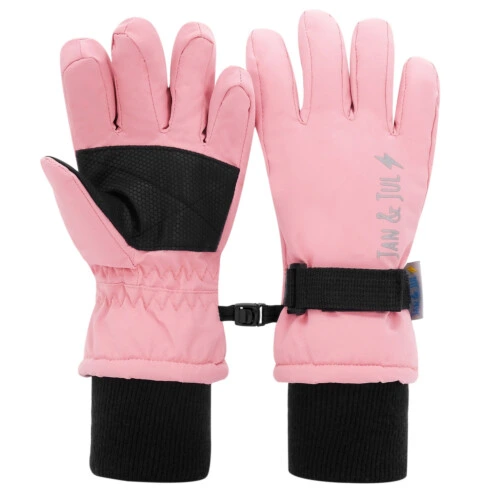 Jan & Jul Kids Waterproof Gloves - Dusty Pink M
