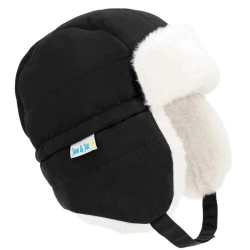 Jan & Jul Toasty-Dry Trapper Hat - Black - M