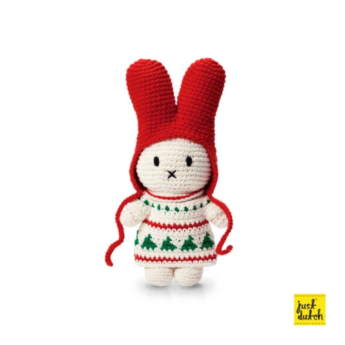 Just Dutch Just Dutch Miffy Christmas Dress With Hat