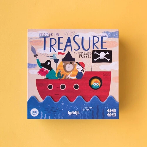 Londji Puzzle - Discover the Treasure 3/6 Ages
