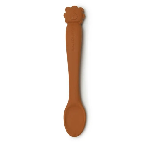 Loulou Lollipop Silicone Born to be Wild Feeding Spoon - Lion