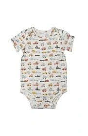 Loulou Lollipop Tencel Bodysuit S/S - Camper Vans - 18-24M