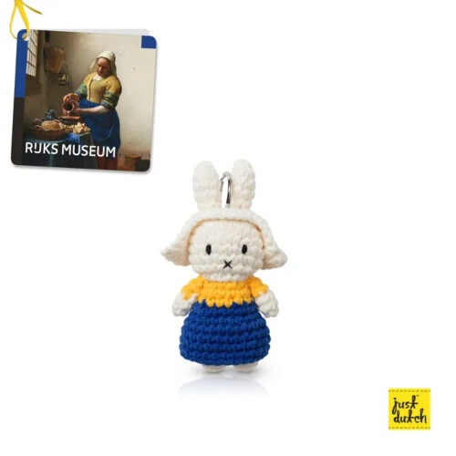 Miffy Just Dutch Milkmaid Miffy Keychain