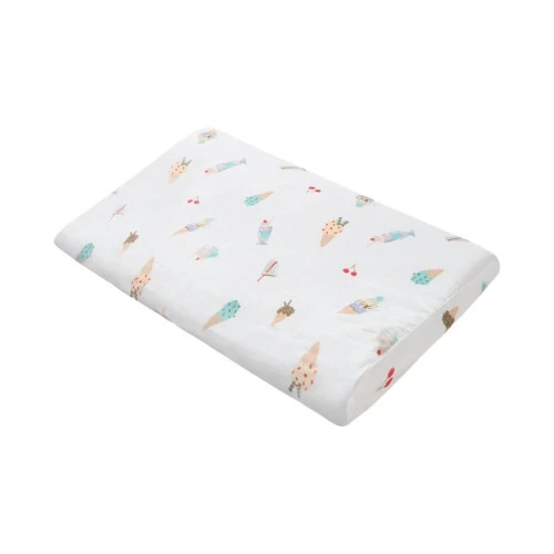 Nest Designs Foam Pillow With Pillowcase (Bamboo Jersey) - Ice Cream Summer M