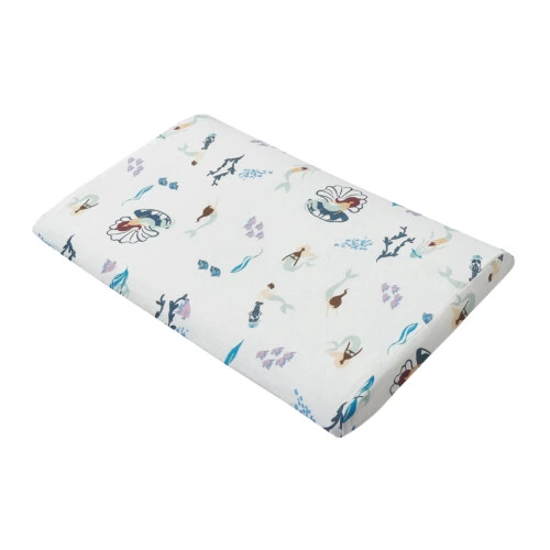 Nest Designs Foam Pillow With Pillowcase (Bamboo Silk) - Splish Splash - Medium