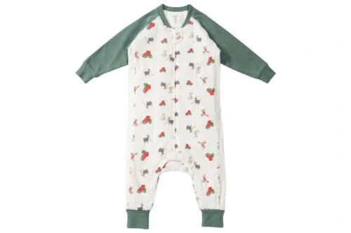 Nest Designs Long Sleeve Footed Sleep Bag 1.0 TOG - Sleigh All Day - 18M-24M