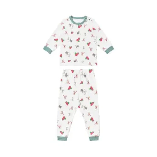 Nest Designs Long Sleeve Two-Piece PJ Set - Sleigh All Day - 18M-24M