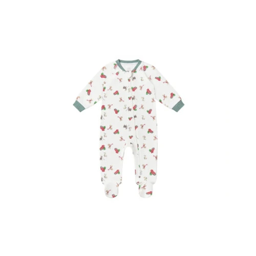 Nest Designs One-Piece Zip Footless Sleeper - Sleigh All Day - 12M-18M