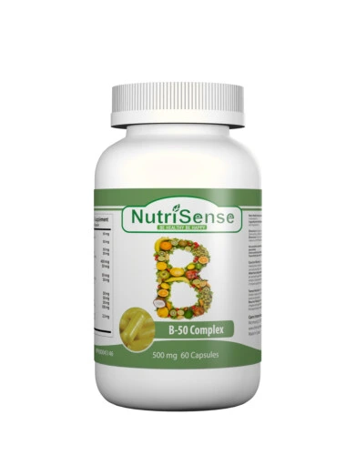 Nutrisense B-50 Complex 500mg 60Capsules