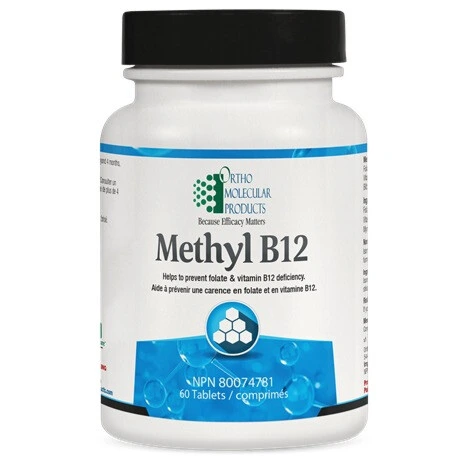 Ortho Molecular Methyl B12 60Tablets @