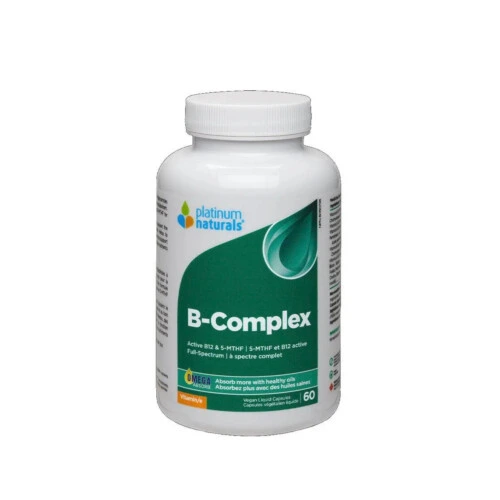 Platinum Naturals B-complex 60 Vegan Capsules @