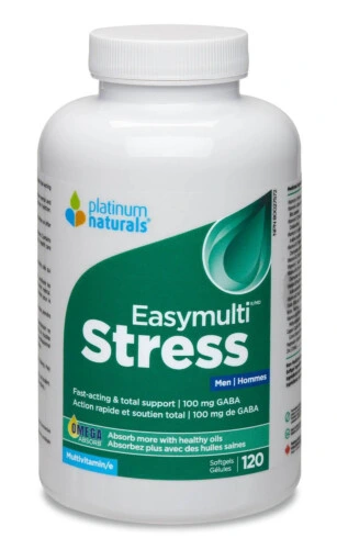 Platinum Naturals Easymulti Stress Multivitamin Men 120 Softgels