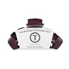 TELETIES Hair Clip Medium - Classic Burgundy Bliss