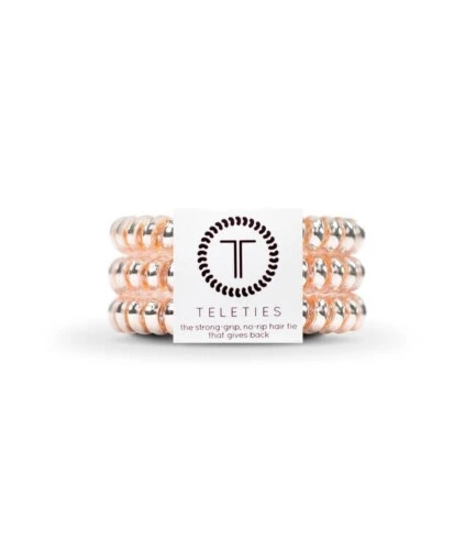 TELETIES Millennial Pink Small - Pack of 3