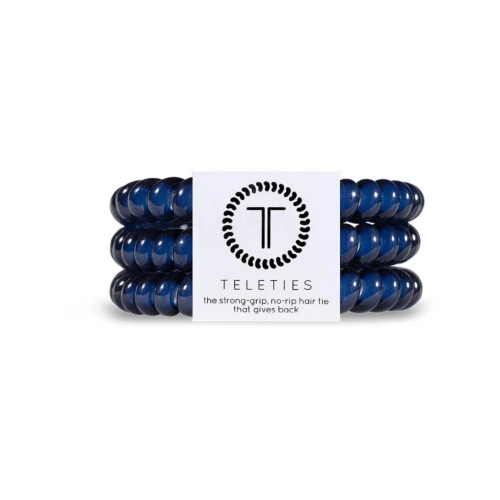 TELETIES Nantucket Navy Small - Pack of 3