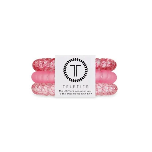 TELETIES Pink and Powerful Small Pack of 3
