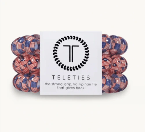 TELETIES Stars and Stripes Large Pack of 3