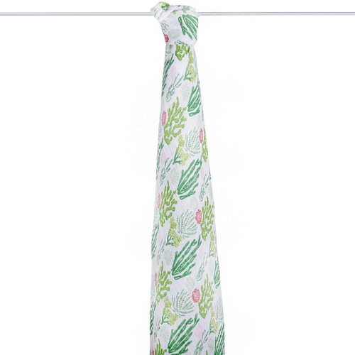 Aden & Anais Classic Swaddle Single in Box - Cactus Blooms