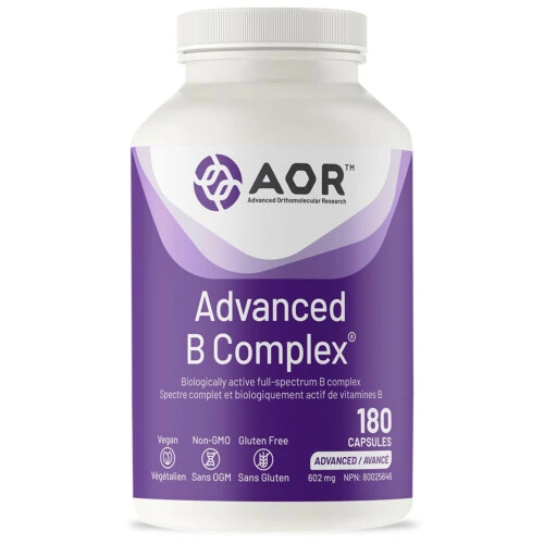 AOR Advanced B Complex 180 VegiCaps