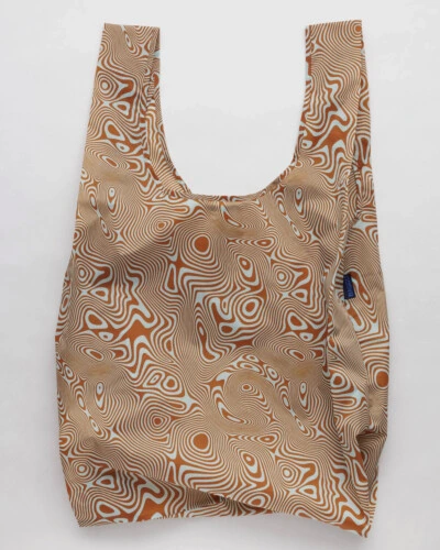 Baggu Standard Reusable Bag - Swirl Pool