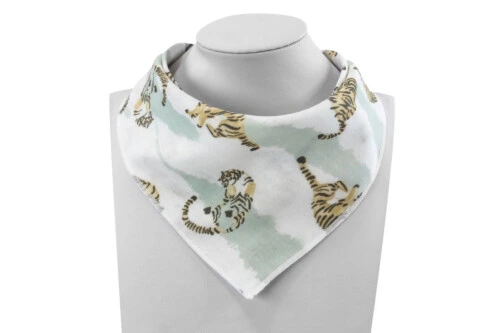 Nest Designs Bamboo Baby Bandana Bib - Jungle Stripes 52cm x 21cm