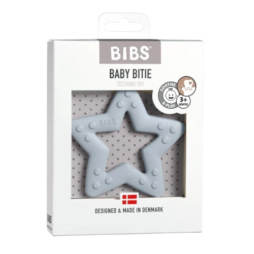 BIBS Baby Bitie Star Baby Blue ONE SIZE