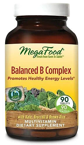 MegaFood Balanced B Complex 90 Tablets @