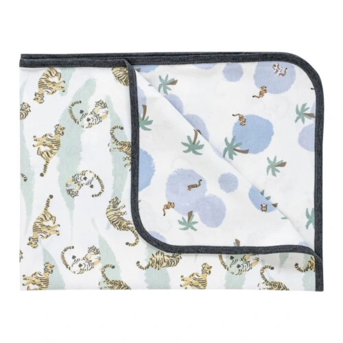 Nest Designs Organic Cotton Waterproof Change Pad (Small) - King of the Jungle