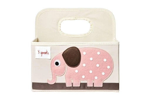 3 Sprouts Diaper Caddy elephant