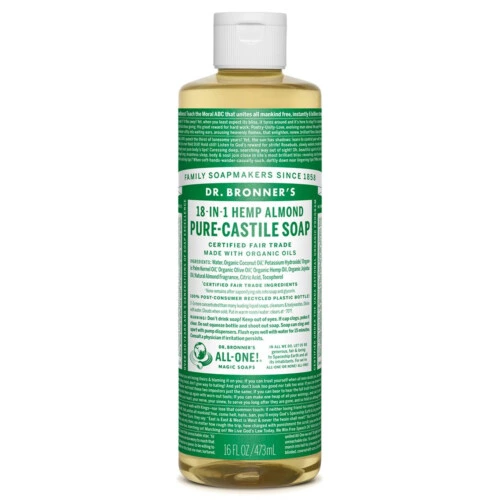 Dr. Bronner's ORG Almond Oil Soap 472ML @