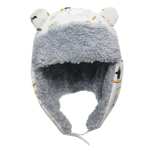 Flapjackkids Water Repellent Trapper Hat - Grey - Medium 2-4Y