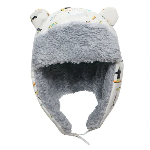 Flapjackkids Water Repellent Trapper Hat - Grey - Small 6-24M
