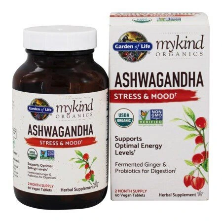 Garden Of Life mykind Organics Ashwagandha 60 Tablets @