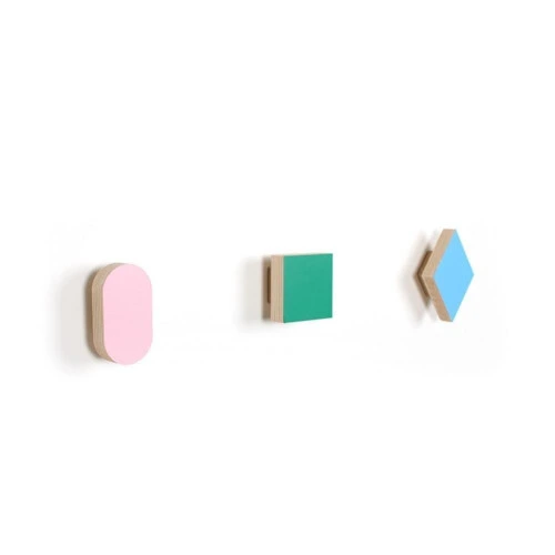 Gautier Studio Pirate Hooks - Pink/Green/Blue
