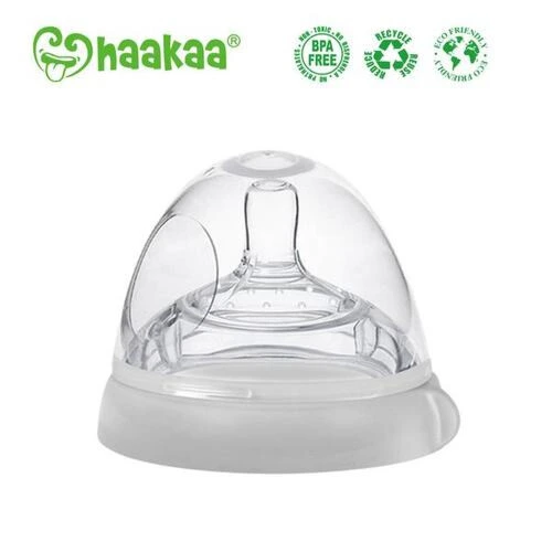 Haakaa Silicone Baby Bottle Nipple Attachment Large