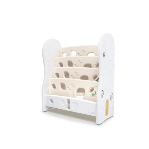 Ifam Design Open Book Shelf_3Level (White/Beige)