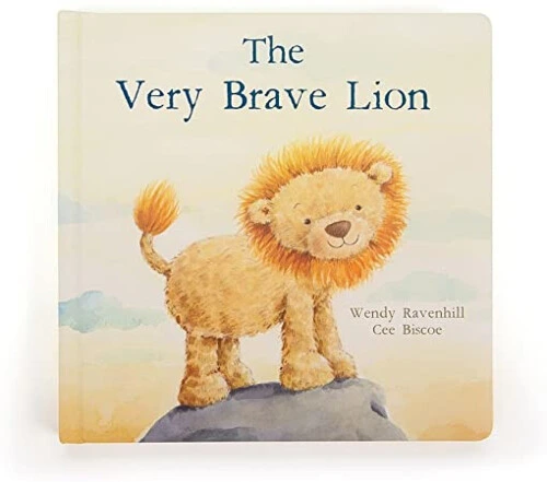 Jellycat Very Brave Lion Book, The
